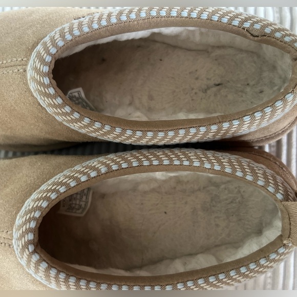 Koolaburra by UGG Women’s Suede Burree Slipper Clog Light Brown Sand Size 9 - Picture 3 of 5